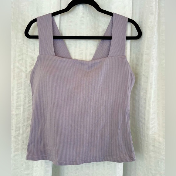 OGL NWT Plantive® Square Neck Brami Tank - Glossy Grape - L - Picture 5 of 7